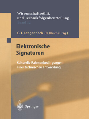 cover image of Elektronische Signaturen